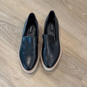 DKNY women’s Black Slip-On Loafers